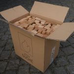 Palivové dřevo hranolky box
