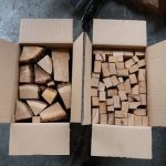 Palivové dřevo hranolky box